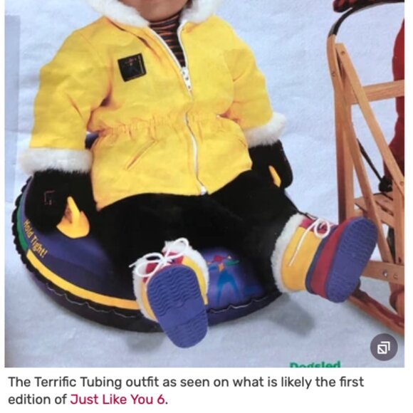 RETIRED American Girl Doll Terrific Tubing Outfit (1997) - Picture 2 of 2